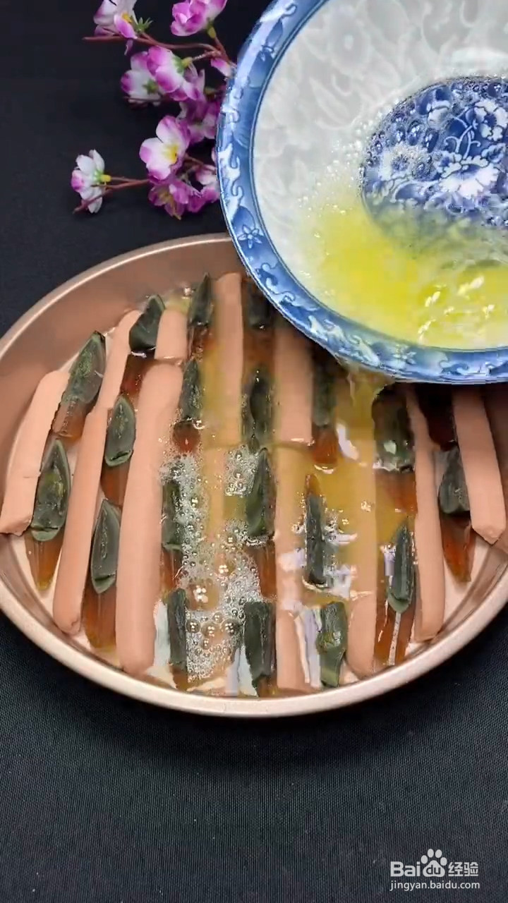 怎么做黄金三色蛋