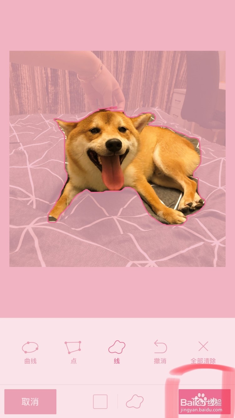 如何用手机软件LINE Camera抠图