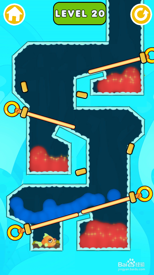 Fish Rescue Pull The Pin的Level 20怎样过关