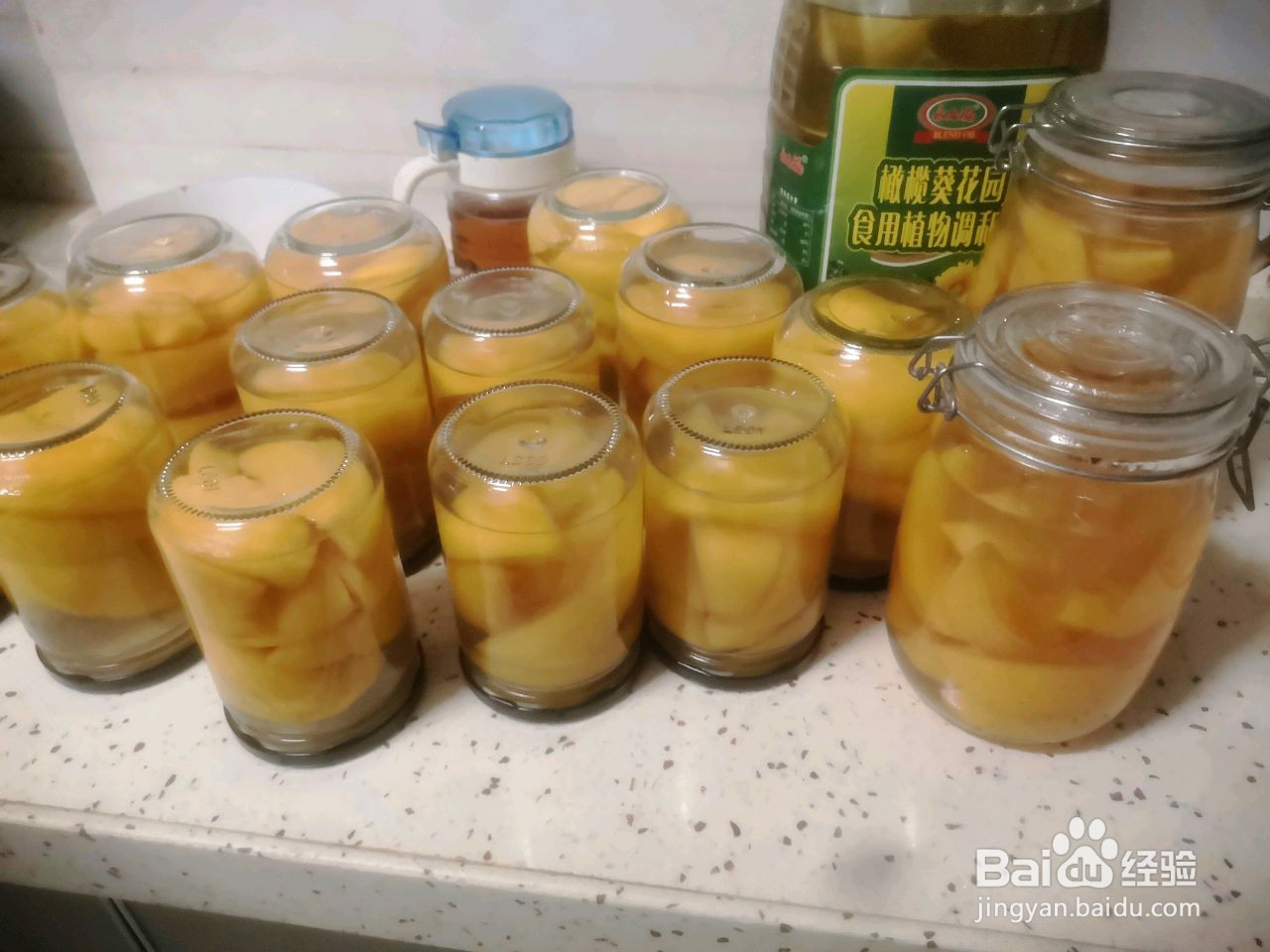 自制黄桃罐头的做法