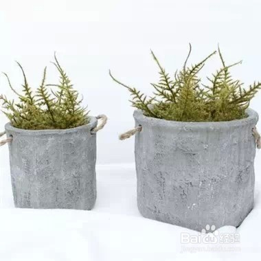 变废为宝，水泥也可做花盆啦！