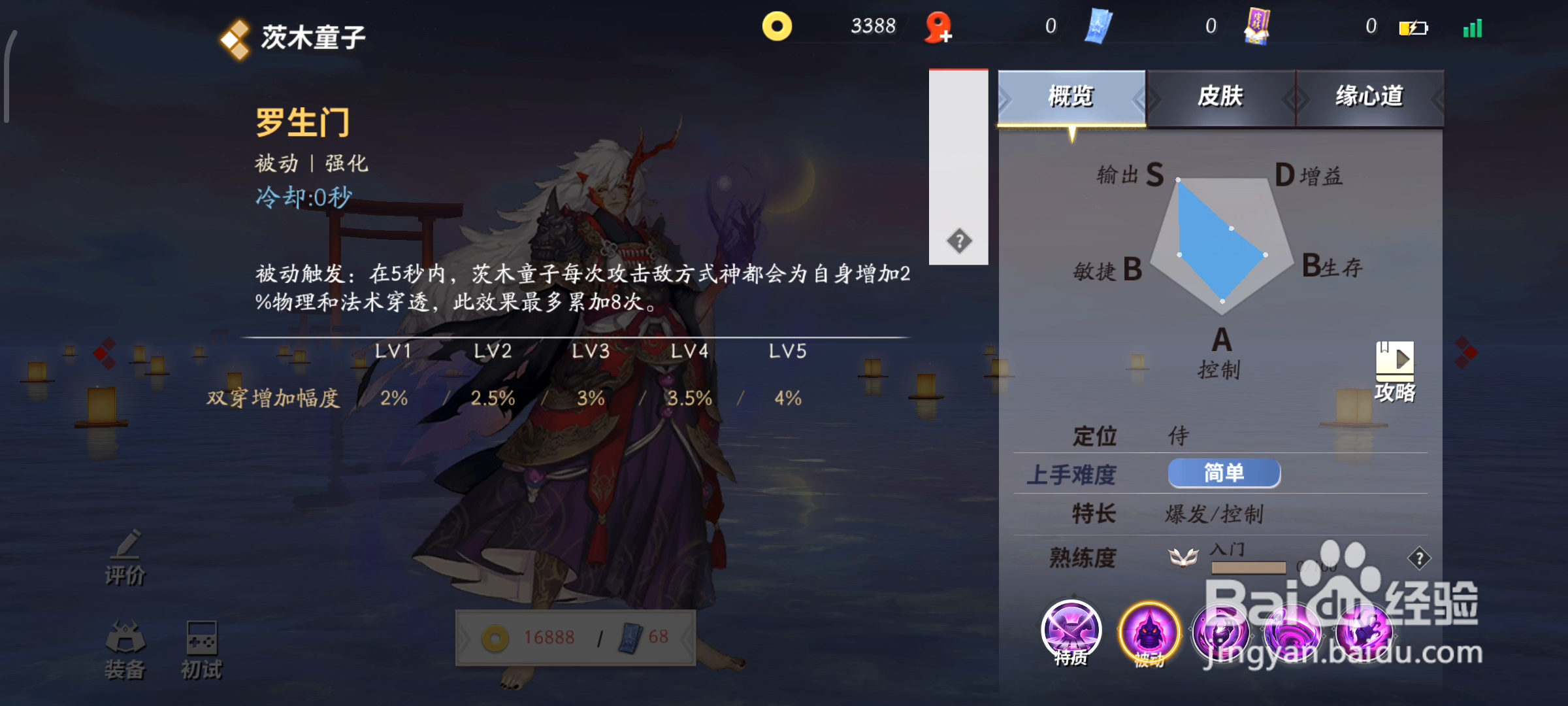 茨木童子《决战！平安京》中技能是什么