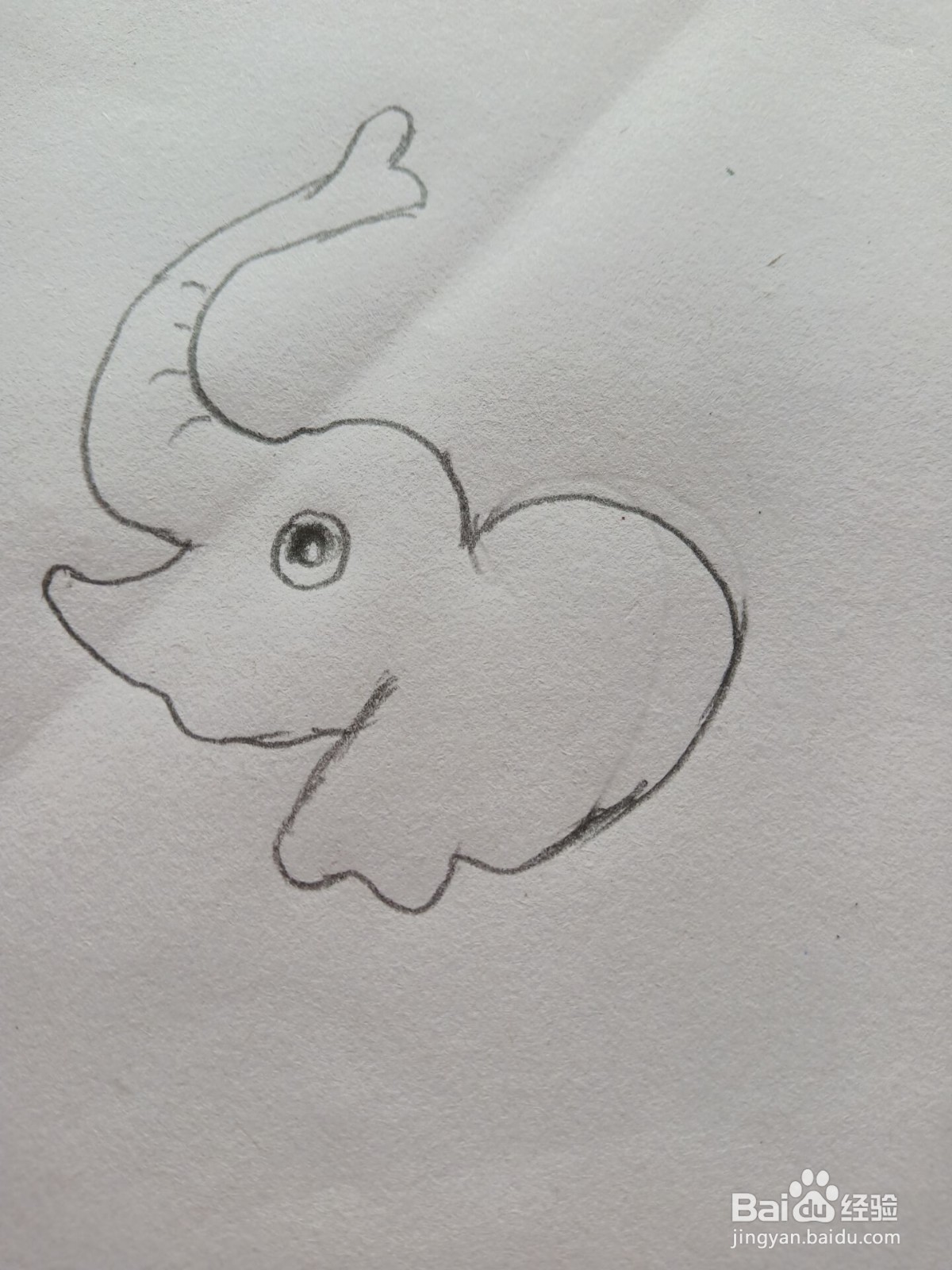 大象的简笔画