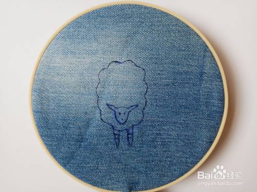 绵羊的刺绣方法