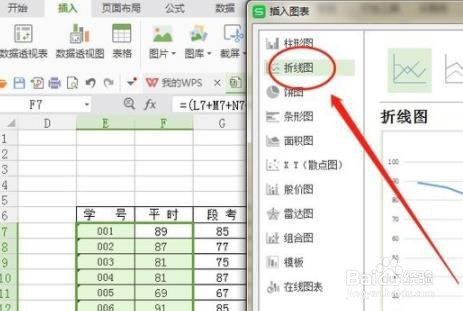 wps怎么做折线图