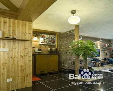 100平房子装修惬意混搭风