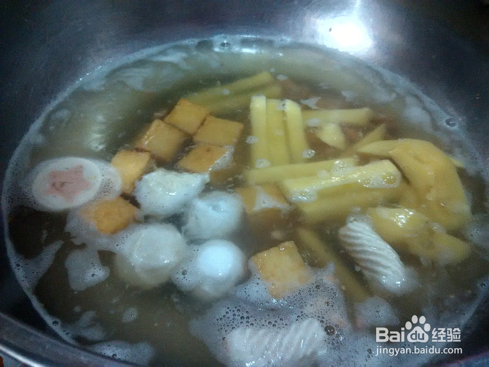 白菜虾仁土豆火锅丸羊肉片火锅