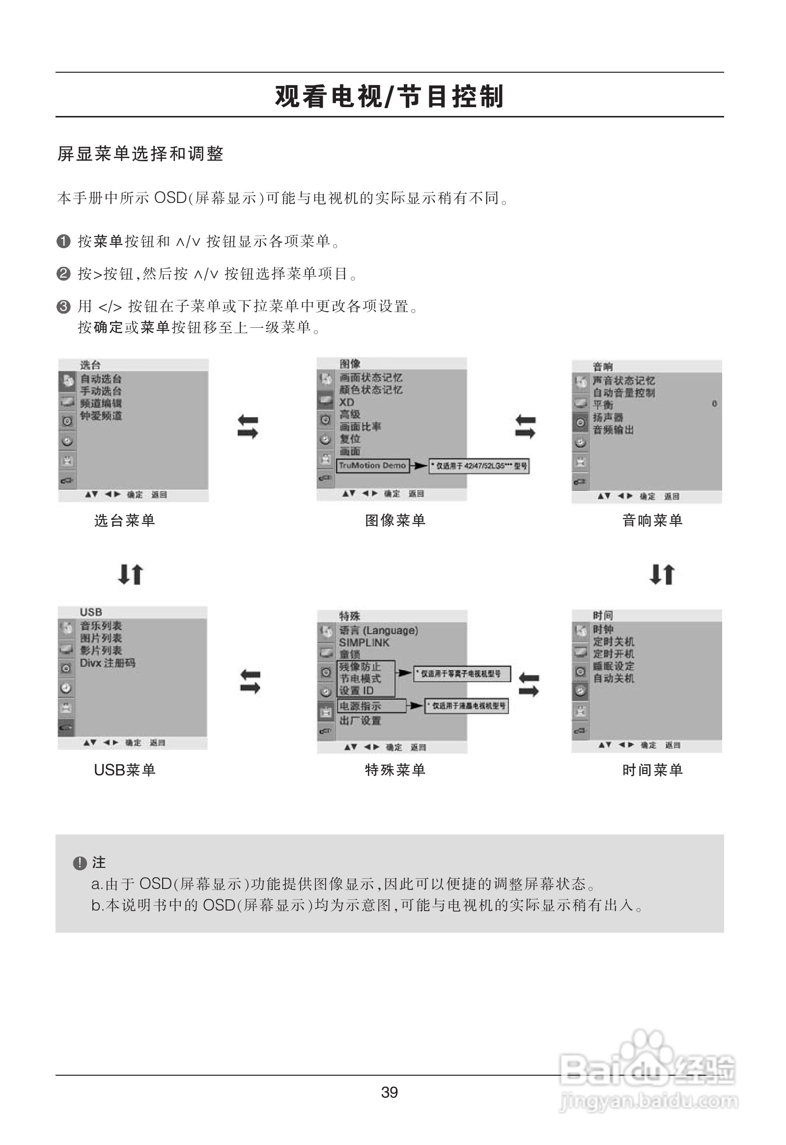 LG 42LG50YR彩电使用说明书:[4]