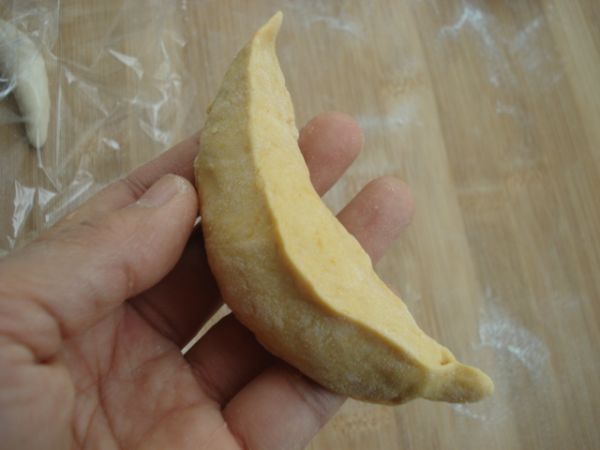 #网红美食我来做#象形香蕉馒头