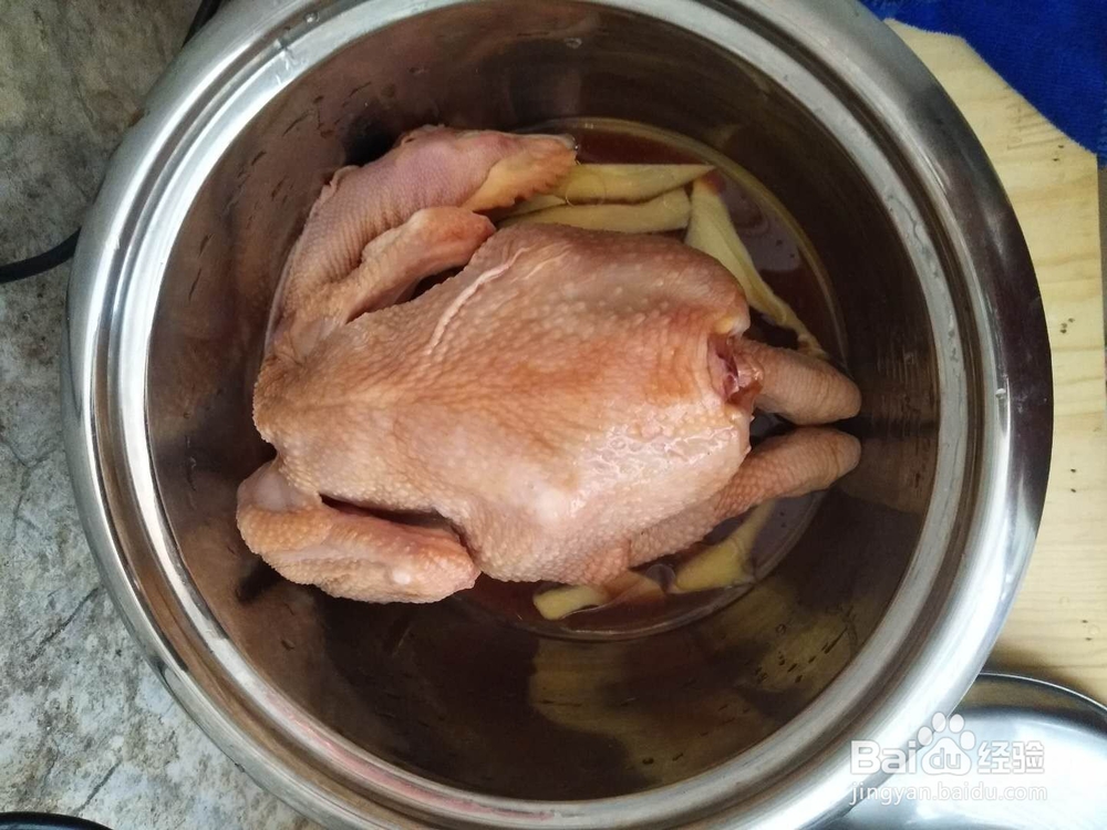 酱油盐焗鸡怎么做？