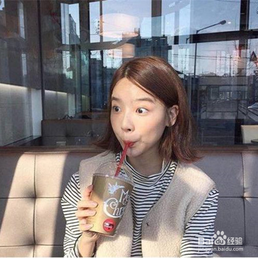 短发往外翘发型图片