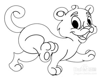 如何画金钱豹？