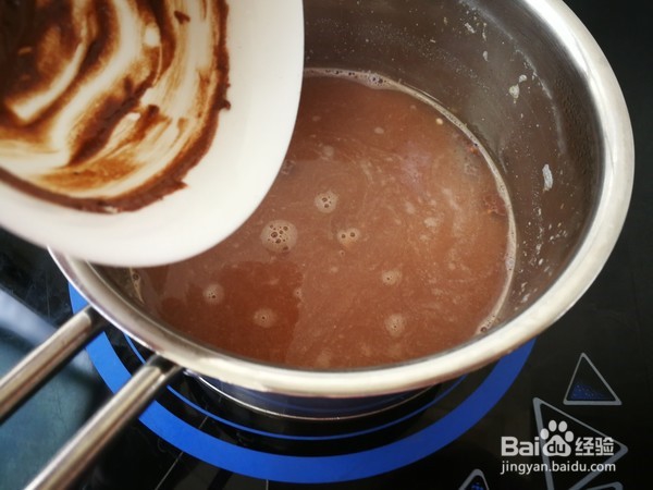 美味的可可燕麦片