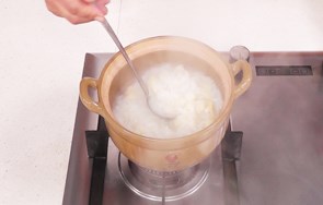 美味的香蕉白粥