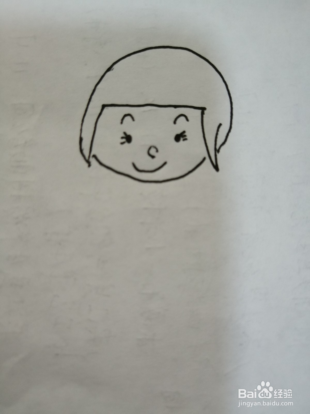 可爱的小女孩怎么画