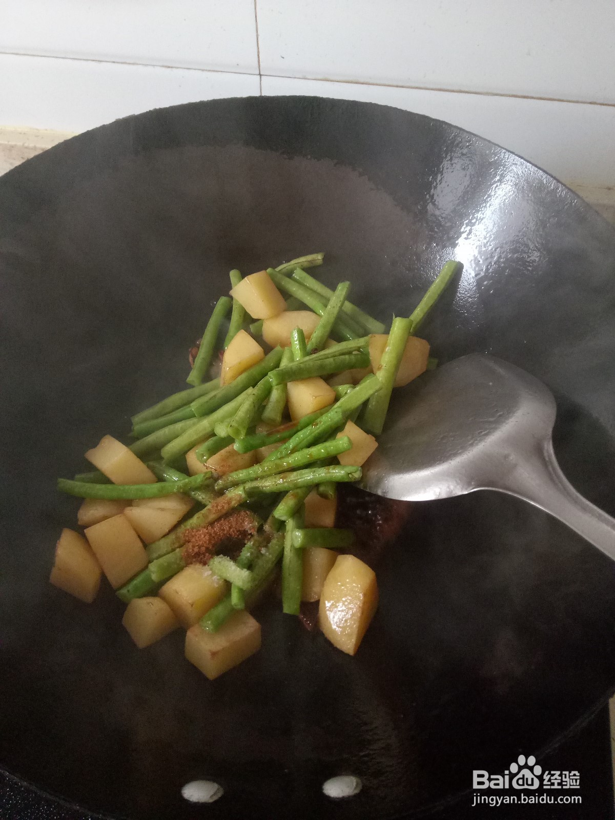 家常豆角炖土豆
