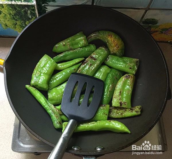 如何做出好吃的肉末虎皮青椒