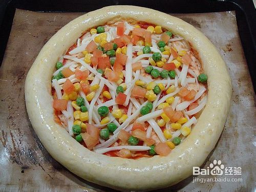 菠萝烤鸭厚匹萨