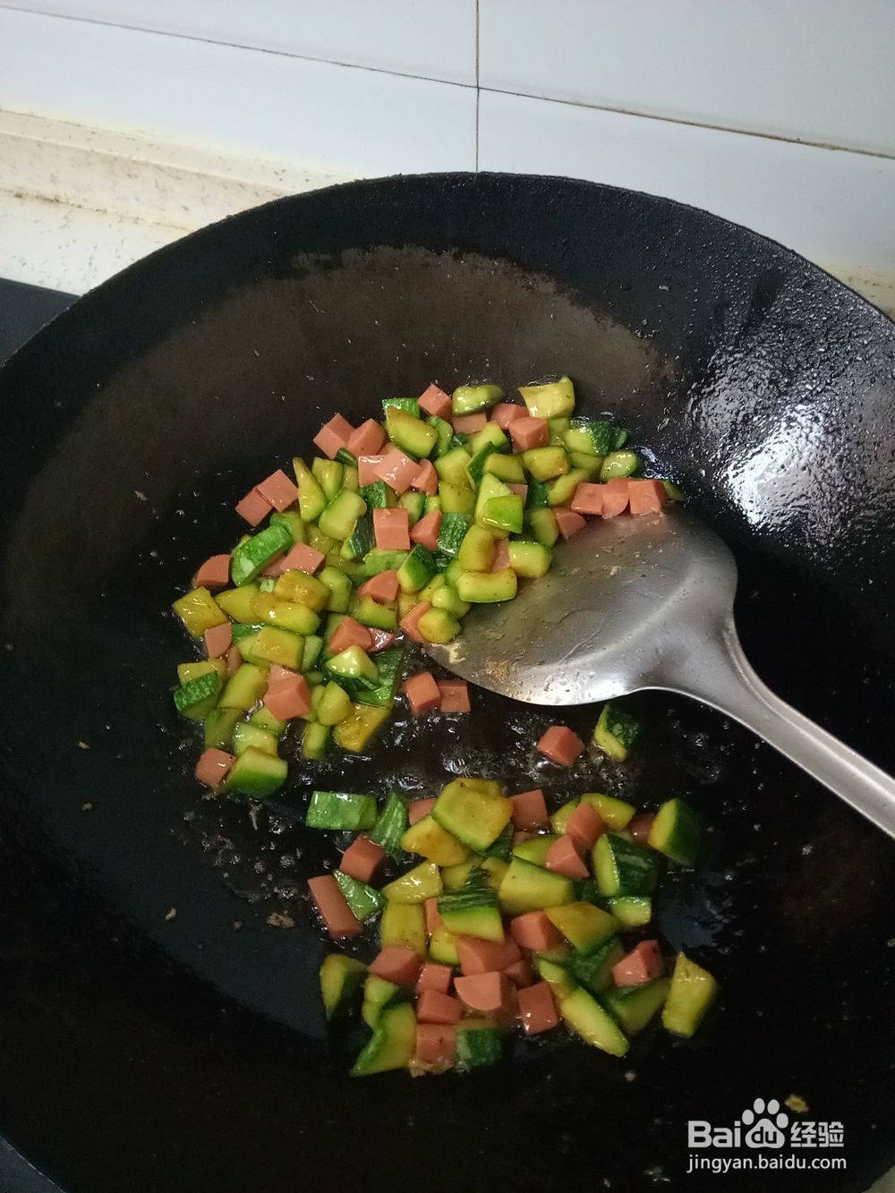 嫩南瓜炒米饭