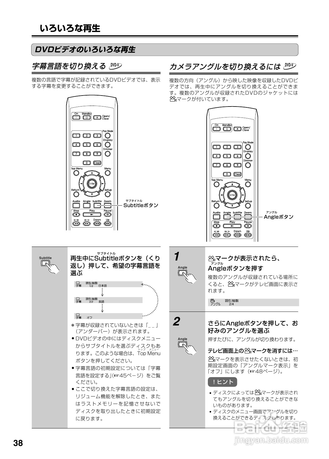 INTEGRA DPS-6 DVD播放机使用说明书:[2]