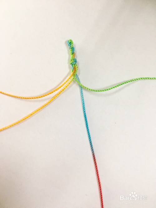 五彩绳长命缕的编法