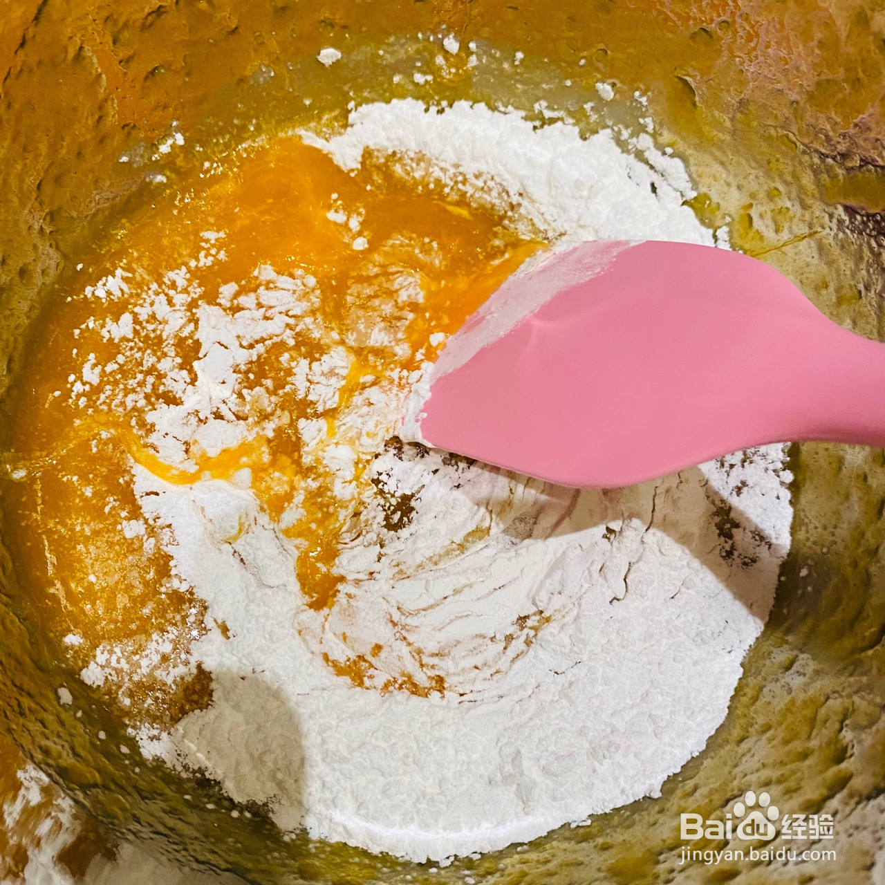 时令美味柿子红豆饼的做法