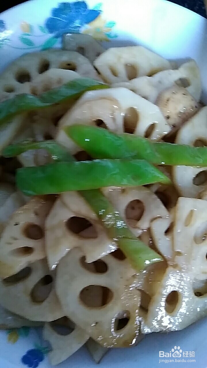 糖醋藕片的做法