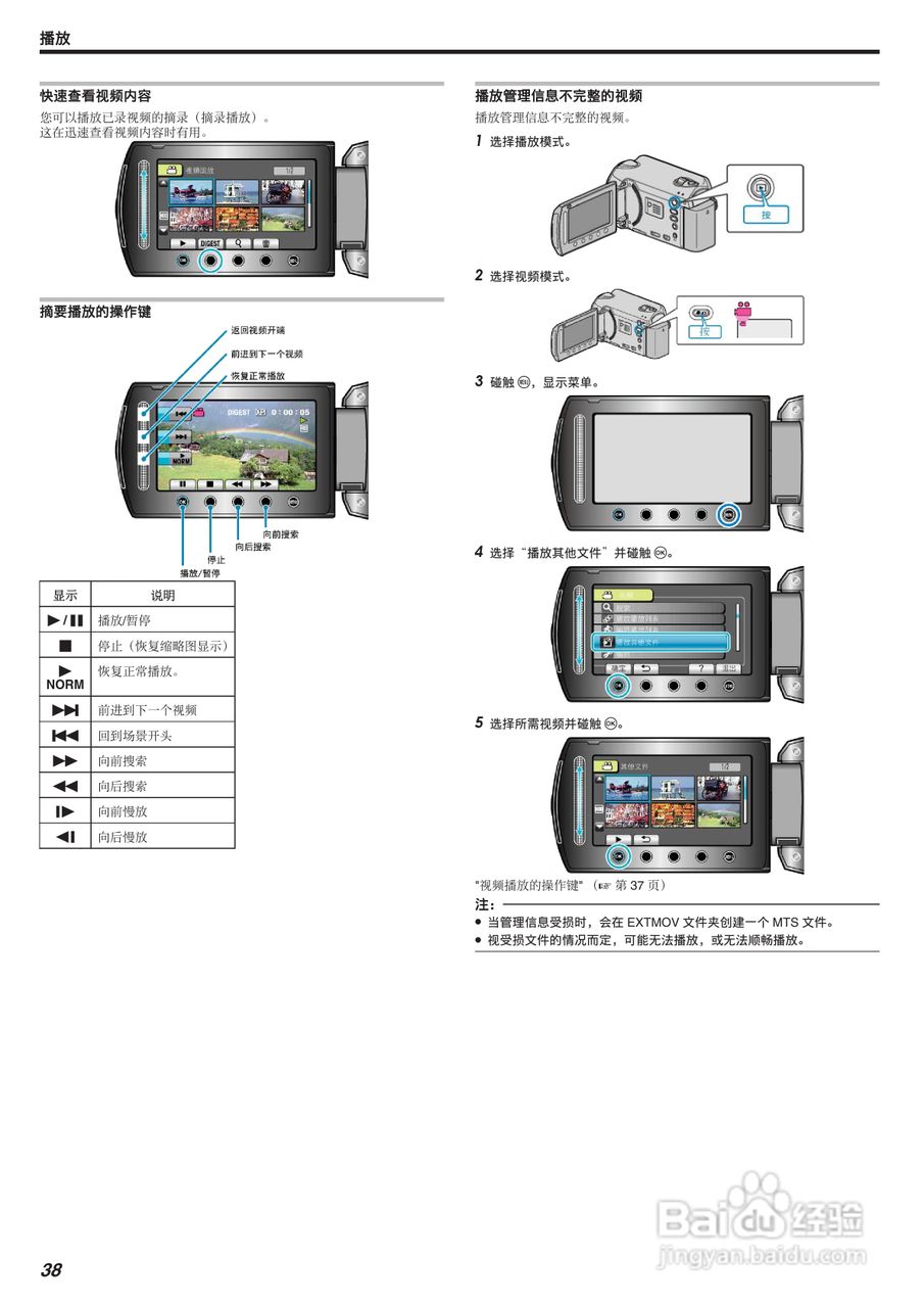 JVC GZ-HD620AC数码摄像机说明书:[4]