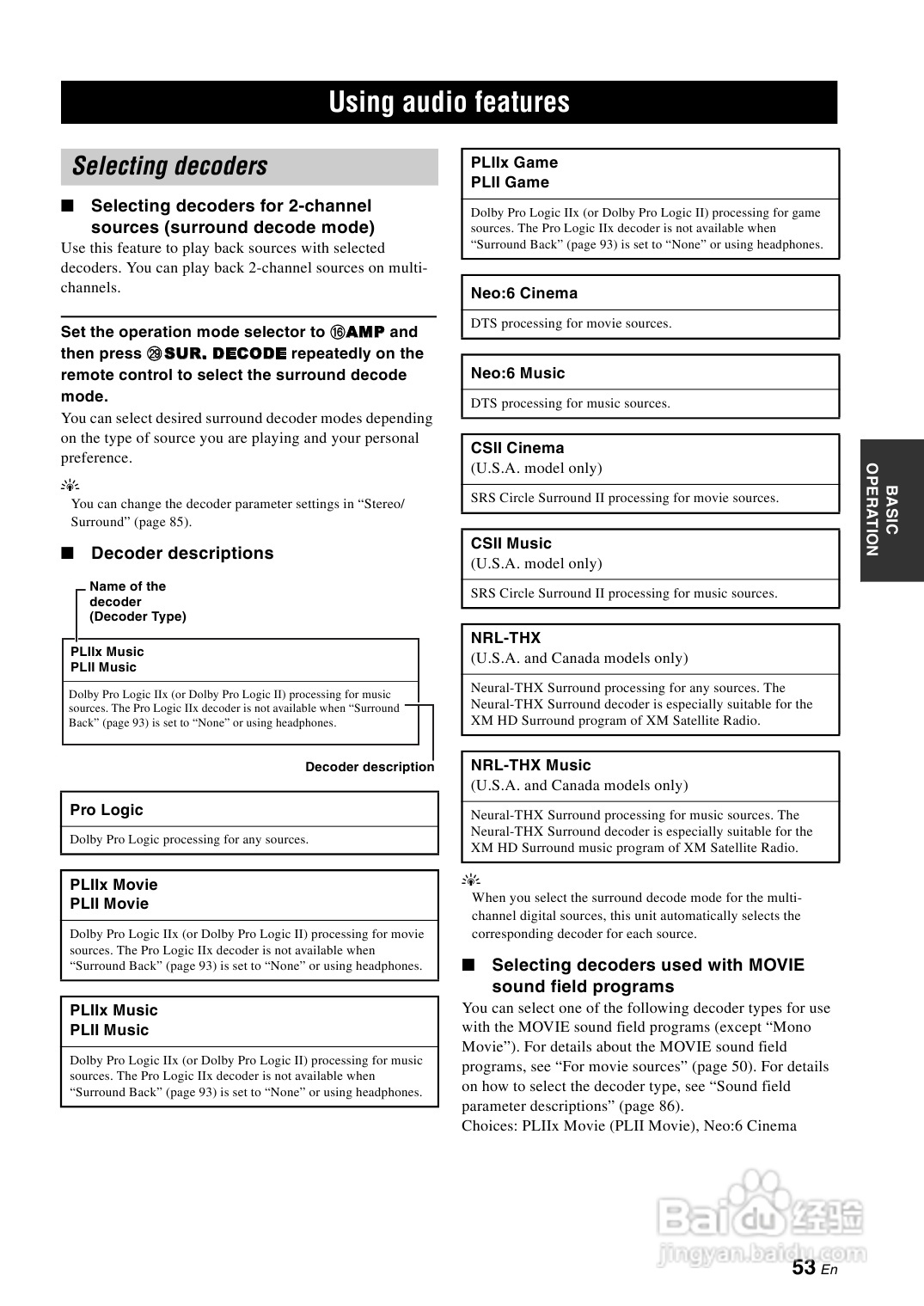 YAMAHA RX-Z7扩音机说明书:[3]