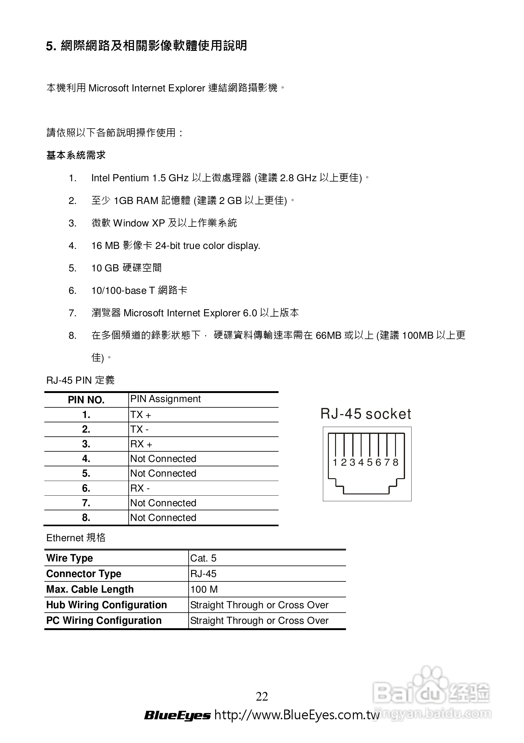 BE-1212M H.264 百万网路摄影机中文操作手册:[3]