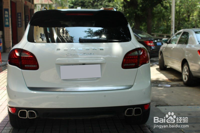 深圳保时捷卡宴车身透明膜施工,全车隐形车衣