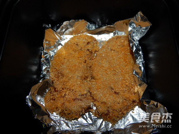 空炸猪排的做法