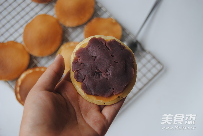 紫薯铜锣烧的做法