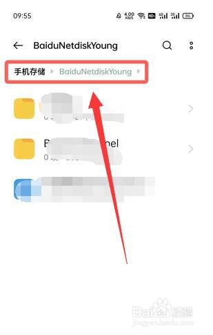 百度网盘青春版导入记录怎么看