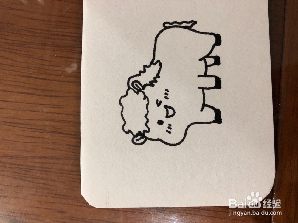 教你画萌萌哒小绵羊