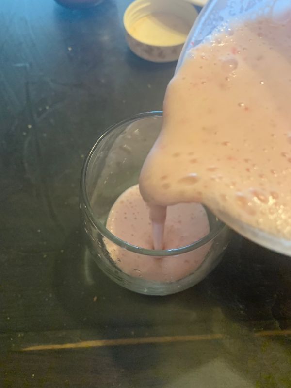 香蕉草莓思慕雪