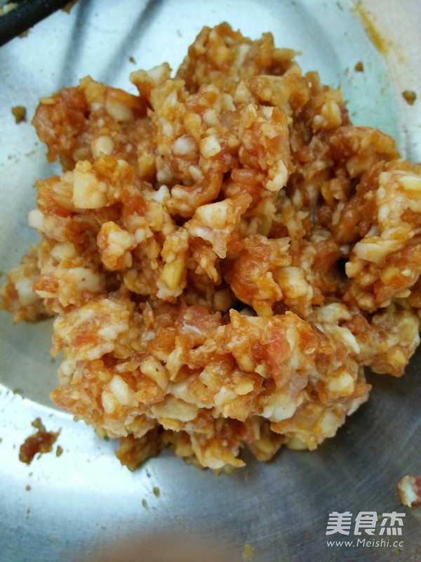 西葫芦肉馅馅饼