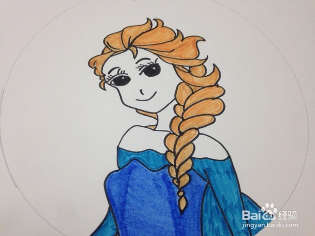 爱莎公主生日蛋糕的做法