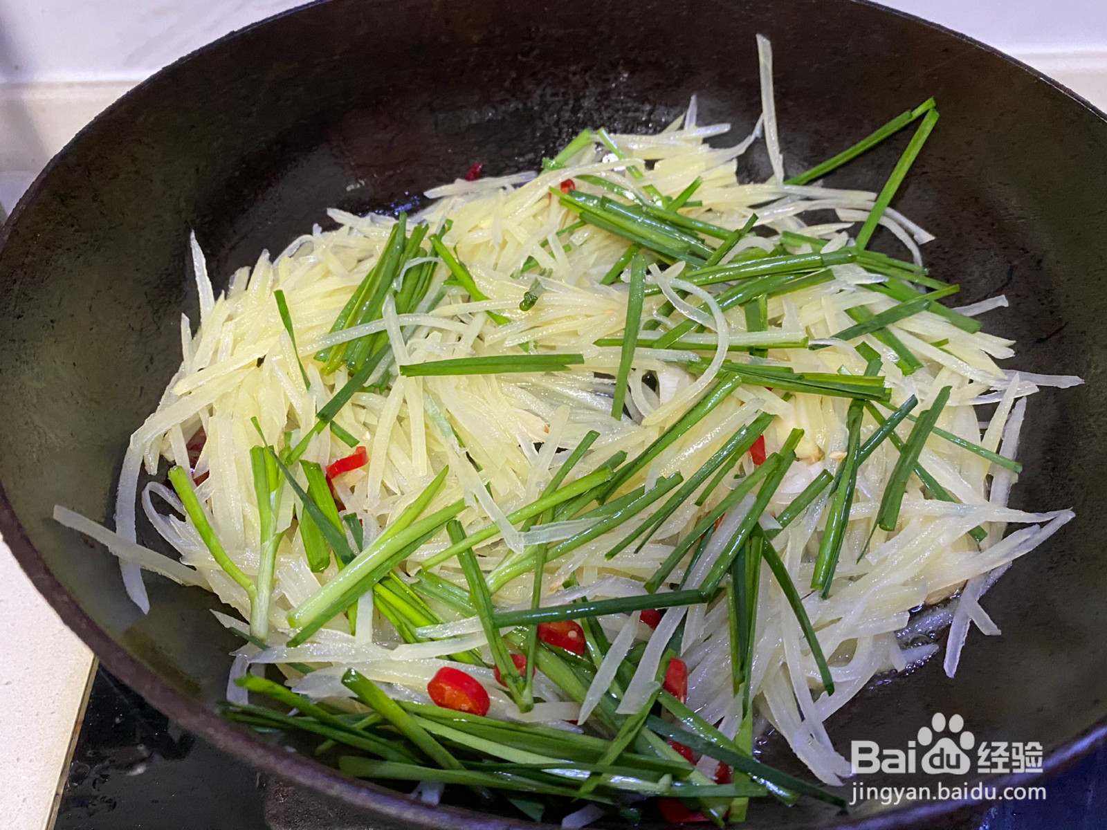 小米油渣土豆丝复刻隐厨的做法