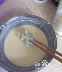 炸薄荷叶的做法