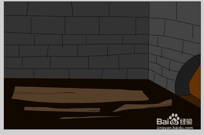 flash绘制一个地牢场景