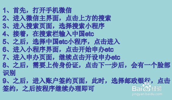 如何在网上办理邮政银行etc