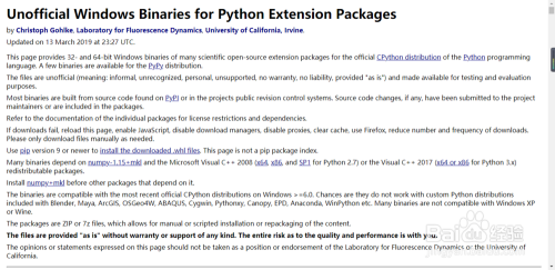 Windows下安装Python开发库Pygame