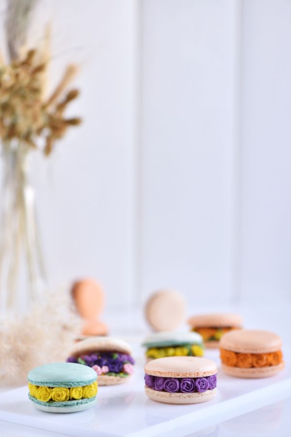 花暖清秋#马卡龙·奶油蛋糕看过来#