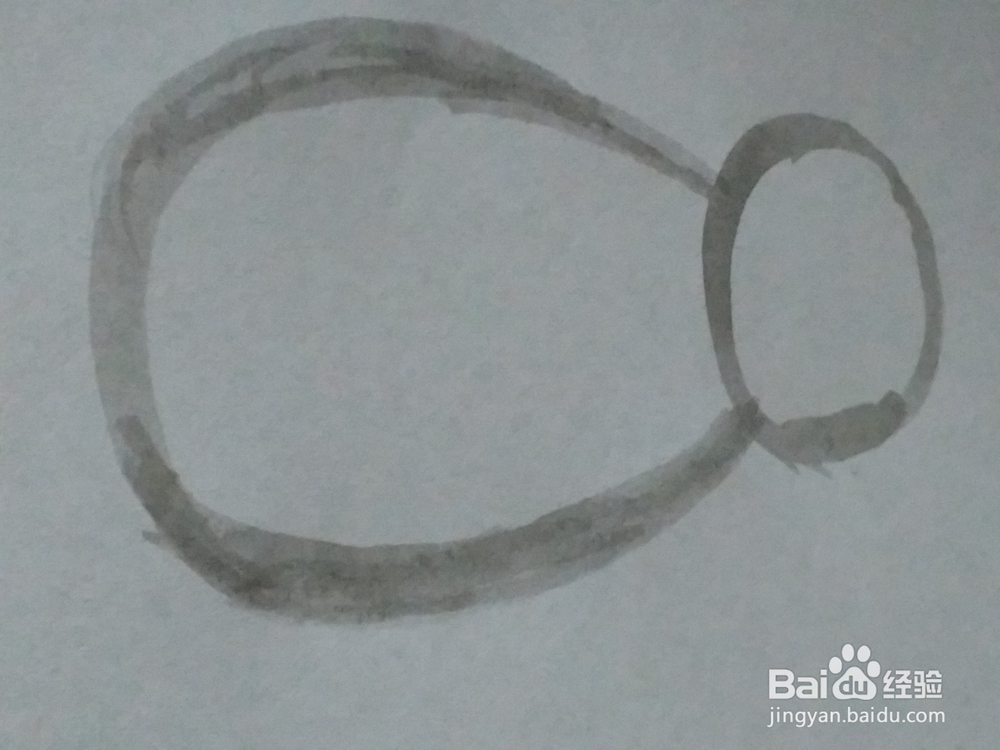 打雨伞的大白 B-max 水粉画 教程步骤
