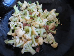美味菜花炒肉