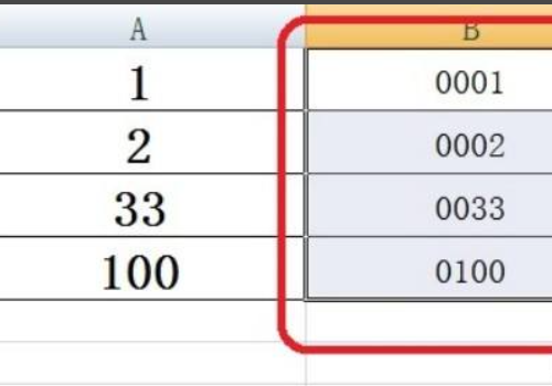excel表格如何在数字前面加0