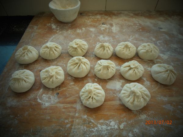 豆角猪肉馅包子