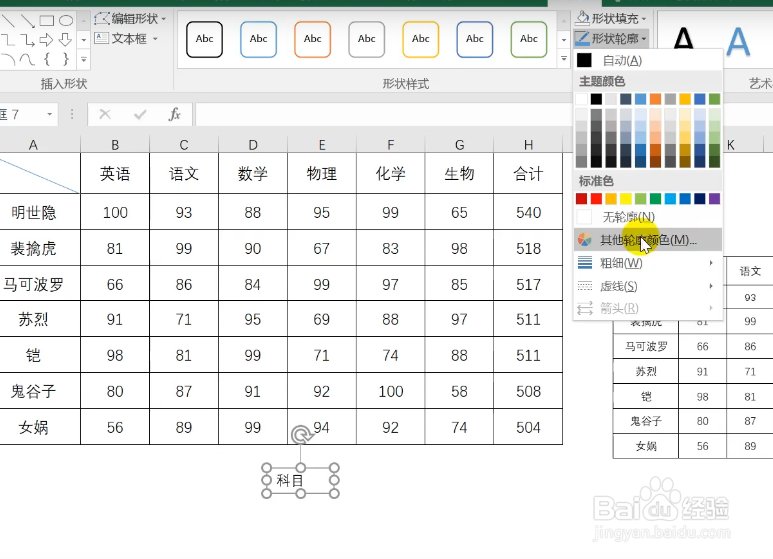 小技巧，Excel制作双栏表头的方法
