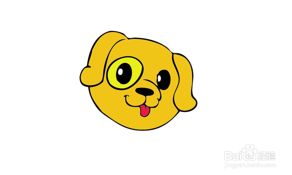 如何画出一个可爱小狗?